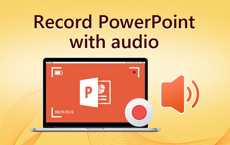 powerpoint presentation record audio